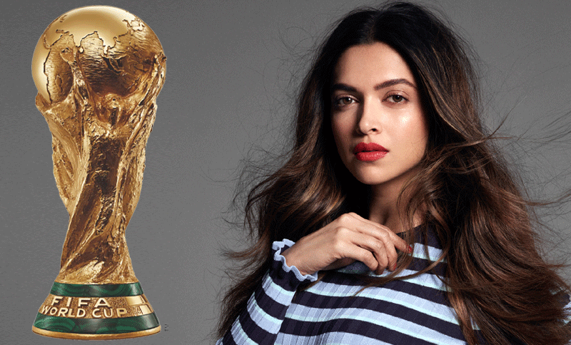 Deepika Padukone looked fashionable as she made history at the FIFA finals