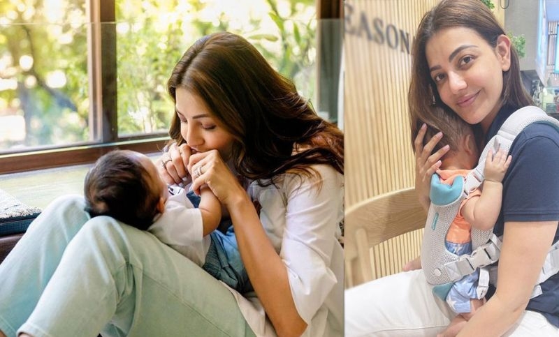 Kajal Mehra Xxx Video - Kajal Aggarwal cradles baby Neil in new pic